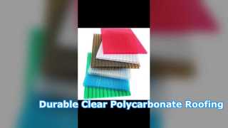 Durable Anti UV Polycarbonate Roofing Sheets