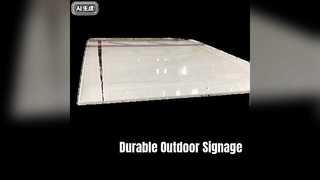 Flame Retardant PP Board Outdoor Signage