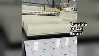 Durable PP Advertising Board Up To 10 Years