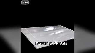 Durable PP Advertising Board Silk Screen Printing