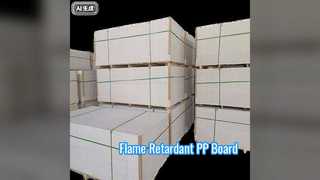 Durable PP Advertising Board Flame Retardant