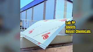 PP Sheets Chemical Resistance Lab Use