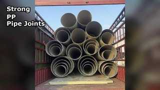 Durable PP Pipe Joints Hot Cold Water Systems