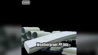 Durable PP Advertising Board Weatherproof Outdoor